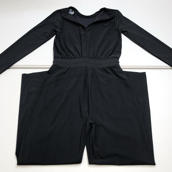 Sweaty Betty Women Jumpsuit Black Long Sleeve Boat Neck Size XS SB8506 - Picture 14 of 15